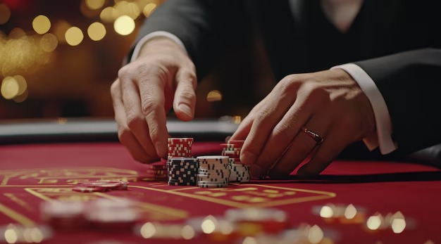 BandarQ card game table layout on boswin168 login